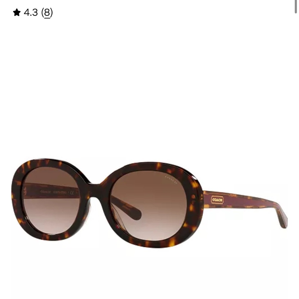 Coach Brown Tortoise Women's Sunglasses